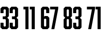 33 11 67 83 71